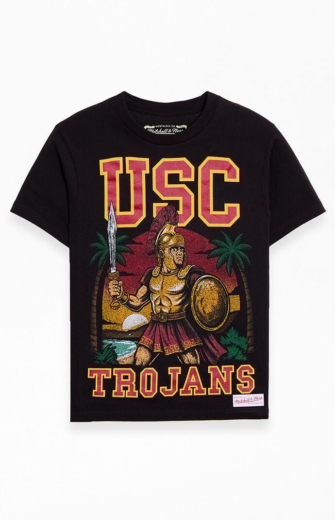 Mitchell & Ness USC Trojans Mascot T-Shirt