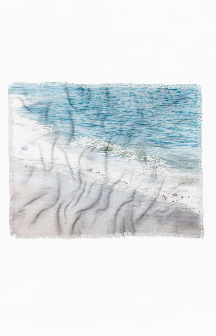 Ocean Breeze Woven Throw Blanket