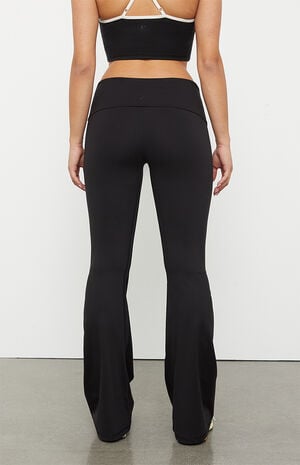 PAC WHISPER Active Fold-Over Waistband Flare Yoga Pants image number 4
