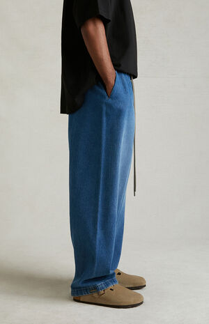 Medium Wash Denim Lounge Pants image number 4