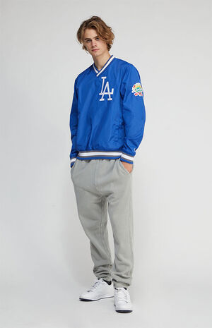 LA Dodgers M The Starter V-Neck Pullover BLue