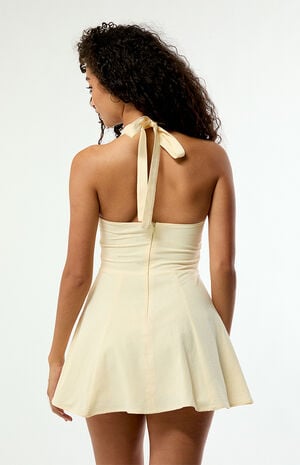 Avery Halter Mini Dress image number 4