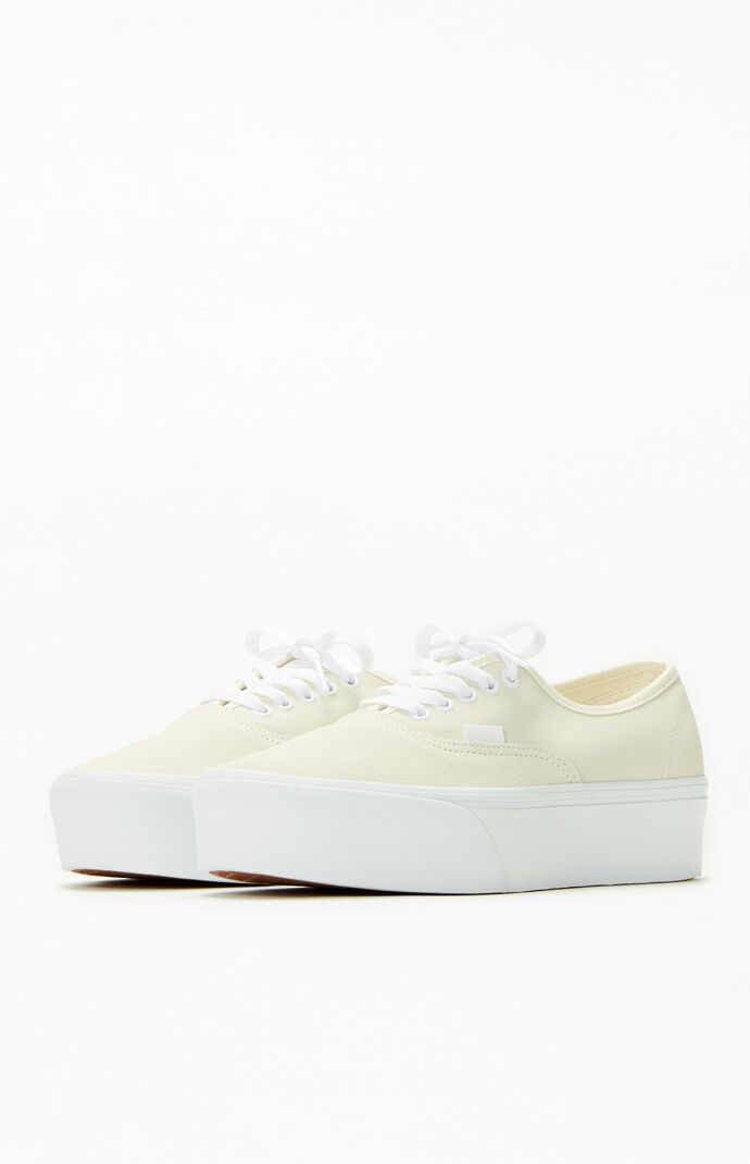 Vans Women s Authentic Stackform Shoes Essential Marshmallow 5.5 7
