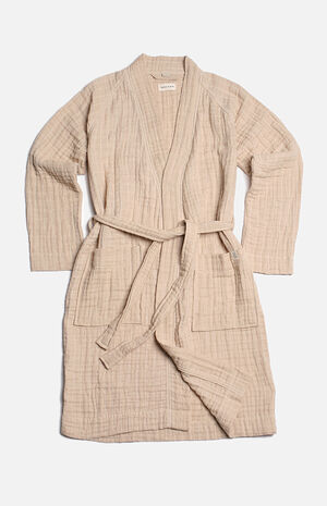 Organic Sand Gauzy Robe image number 1