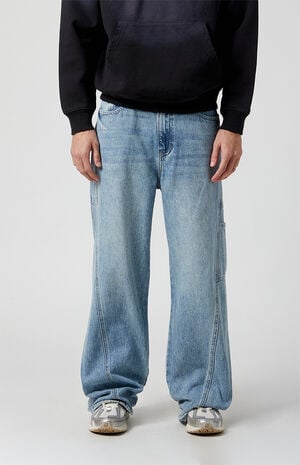 Light Indigo Extreme Baggy Carpenter Jeans