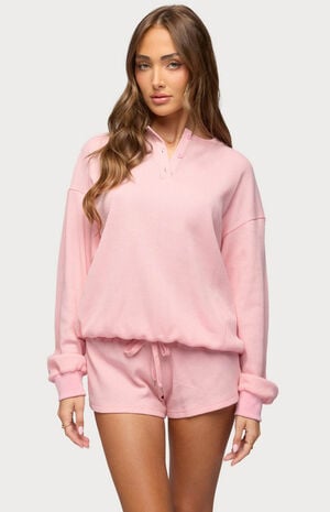 Baila Waffle Henley Top image number 1