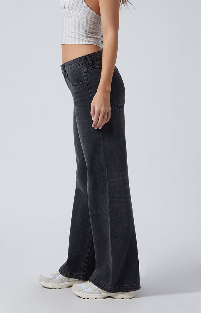 Pacsun Lena Low Rise Super Baggy Jeans Black