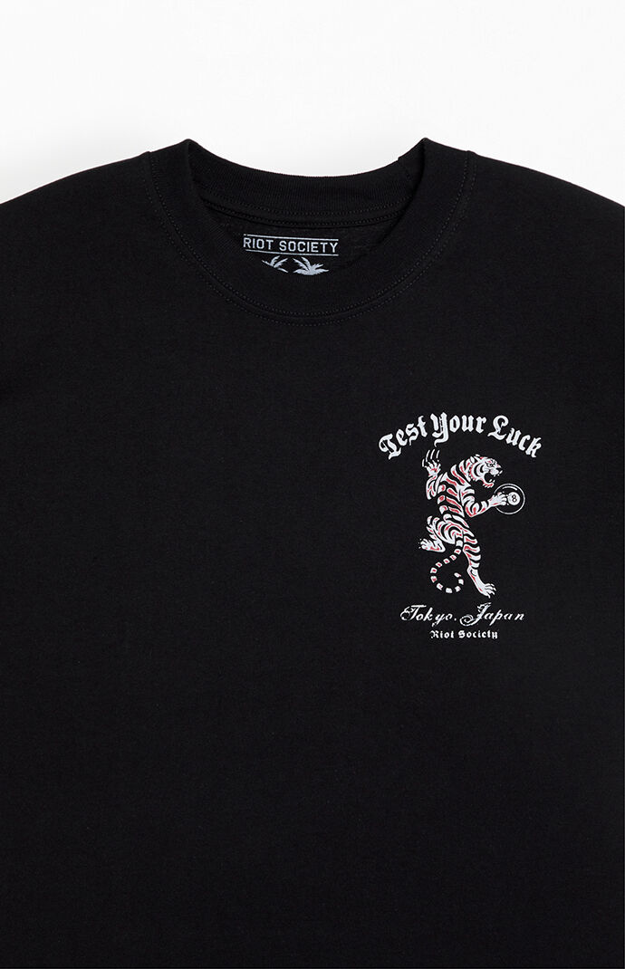 Riot Society Test Your Luck Tiger T-Shirt