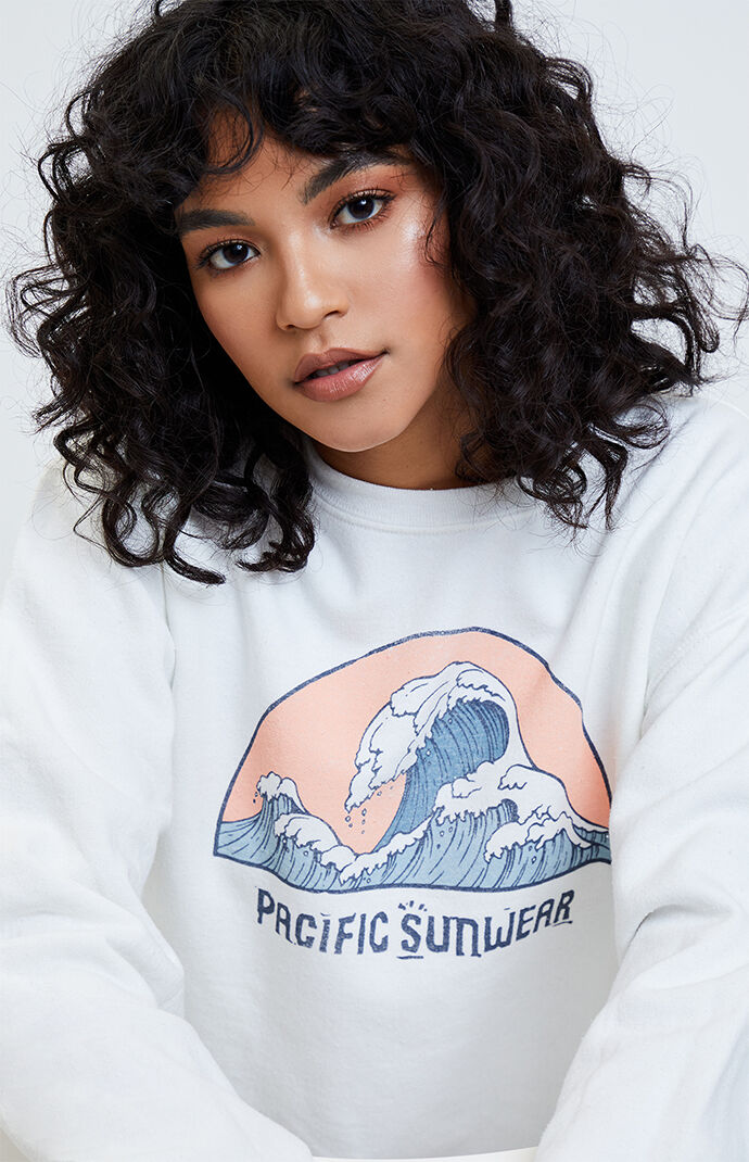 pacsun wave sweatshirt