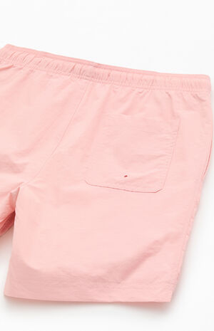 Pink Collegiate 6.5" Swim Trunks image number 4
