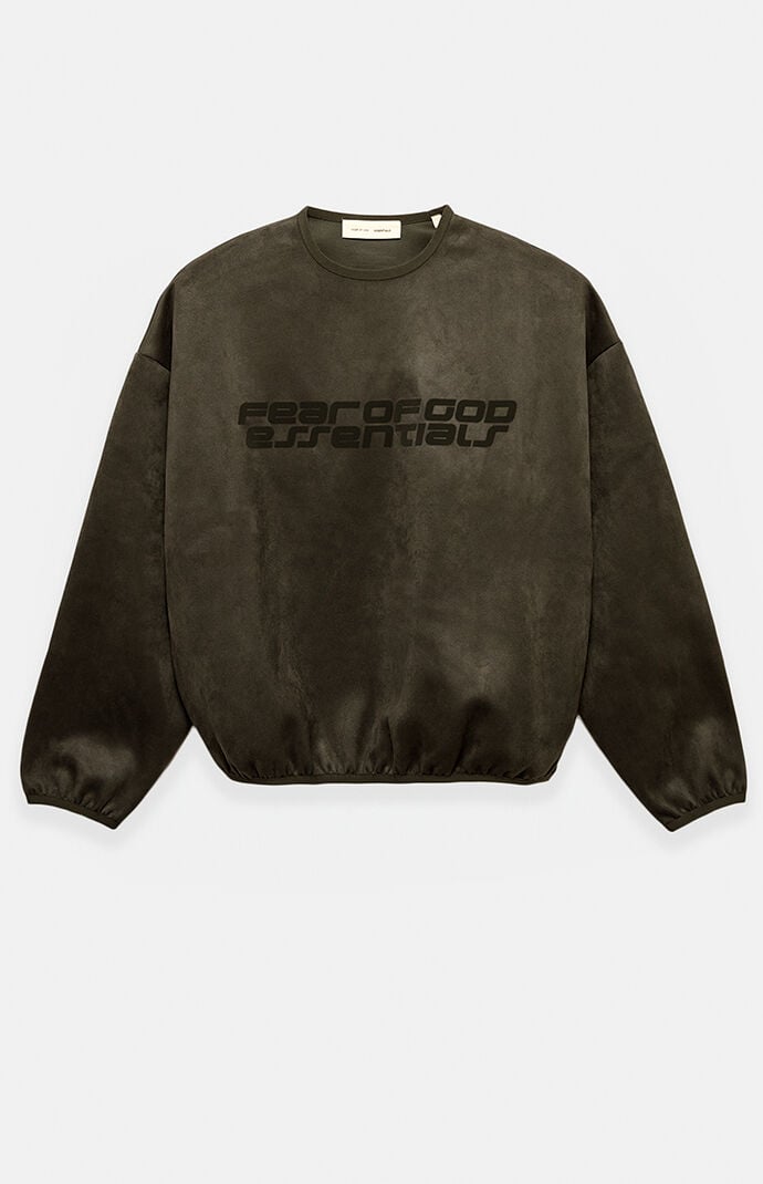 Fear of God ESSENTIALS Brown Modern Crew Neck Sweatshirt