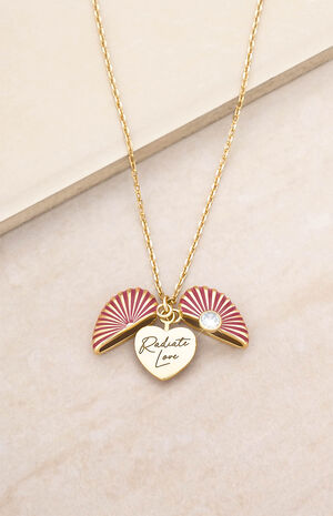 Radiate Love Hidden Message Necklace image number 5