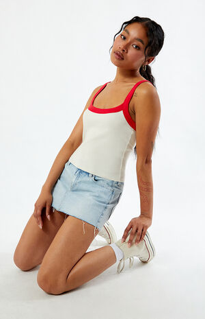 Annie Ribbed Tank Top image number 3