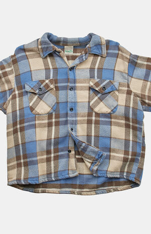 90s Flannel Cropped Top image number 3