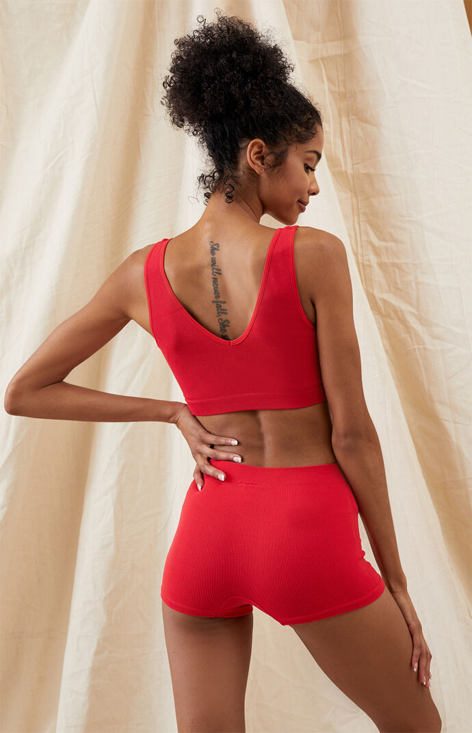 Seamless Ribbed Forever Boyshort