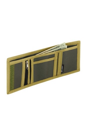 Olive Tri-Fold Logo Wallet image number 6