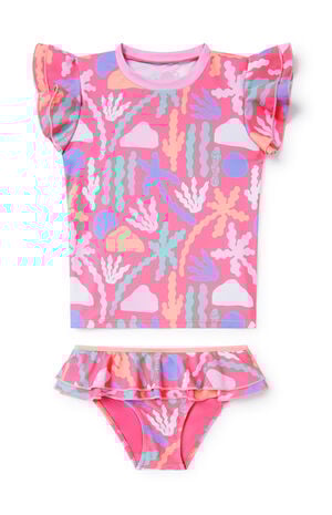 Kids Palm Springs Rash Guard Set image number 1