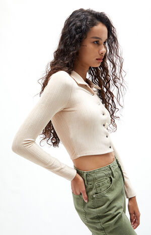 Fireplace Snap Polo Top image number 2