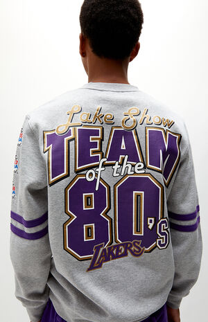 mitchell and ness lakers crewneck