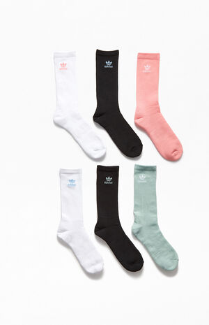 Trefoil 6-Pack Crew Socks image number 3