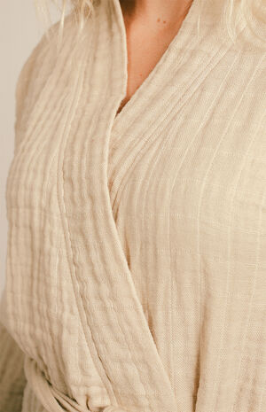Organic Sand Gauzy Robe image number 2