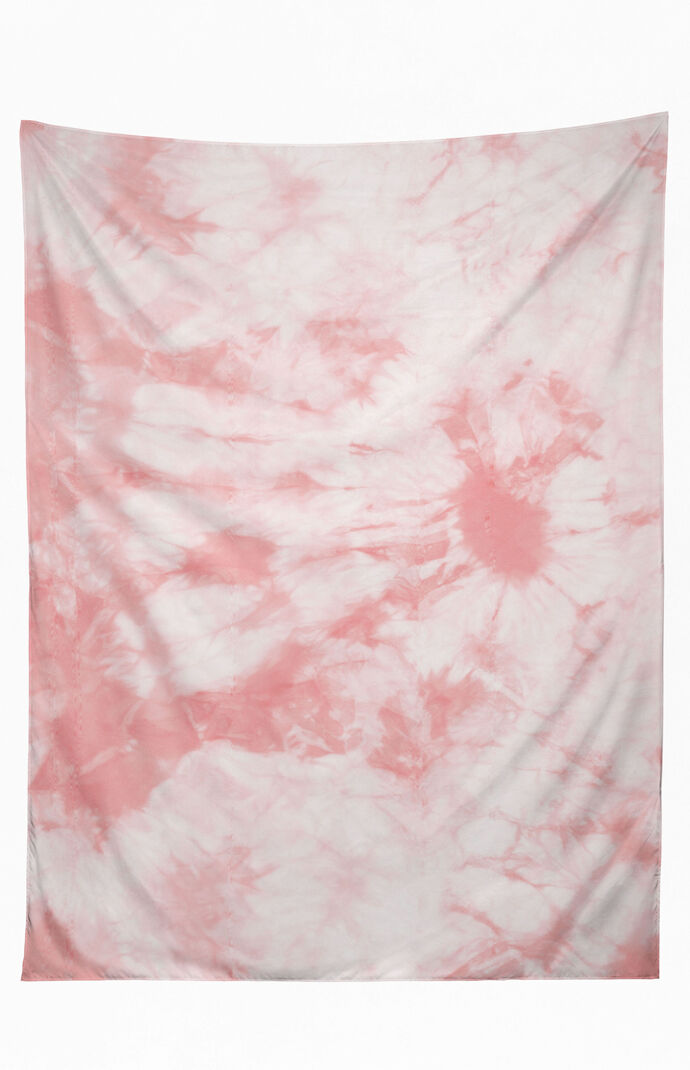 Tie-Dyed Pink Tapestry