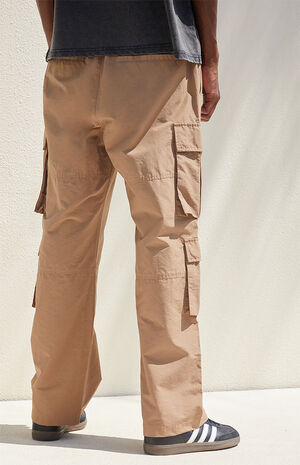 Khaki Cargo Baggy Pants image number 4