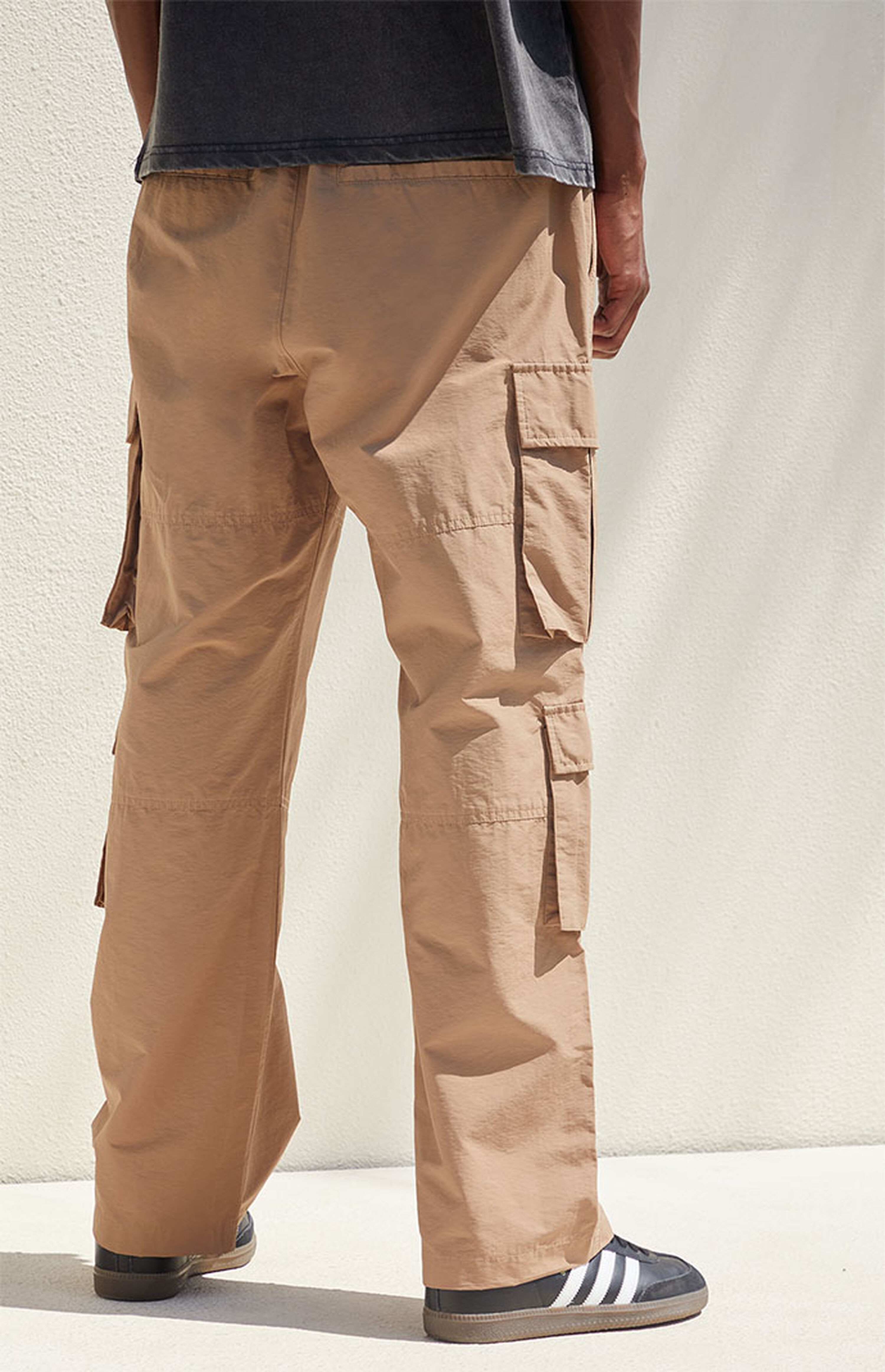 PacSun Khaki Cargo Baggy Pants PacSun