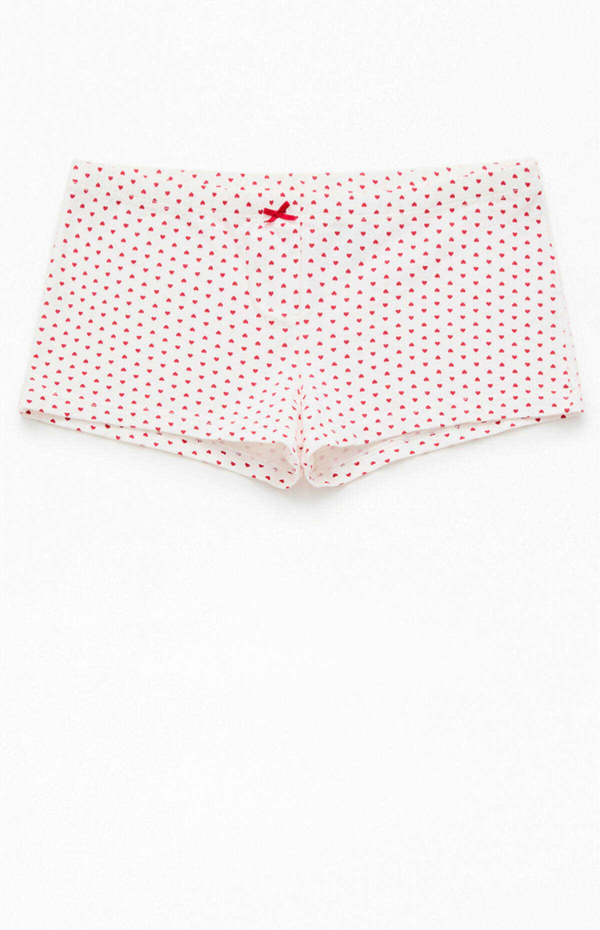 John Galt Heart Print Bow Boxer Shorts