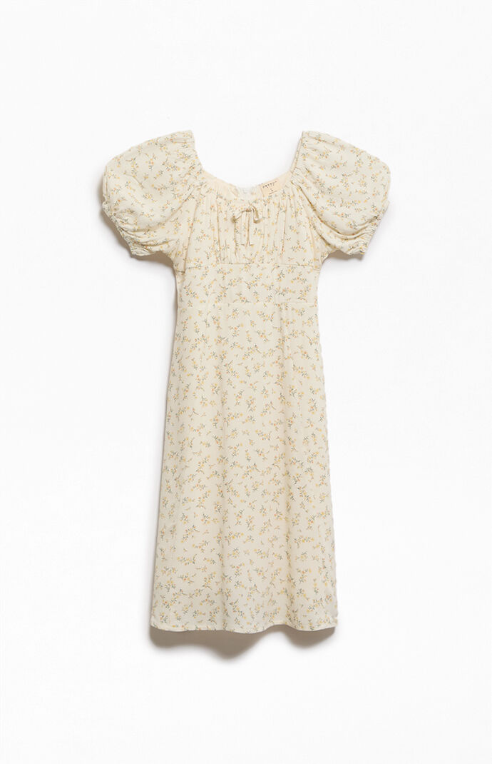 Pacsun Kids Floral Short Sleeve Mini Dress