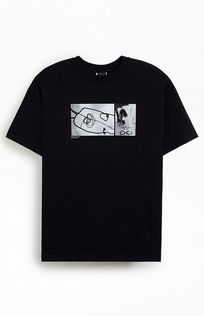 Huf Mason Photos T Shirt in Black Size L