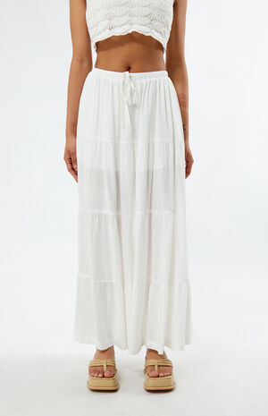 Classic Tiered Maxi Skirt image number 2