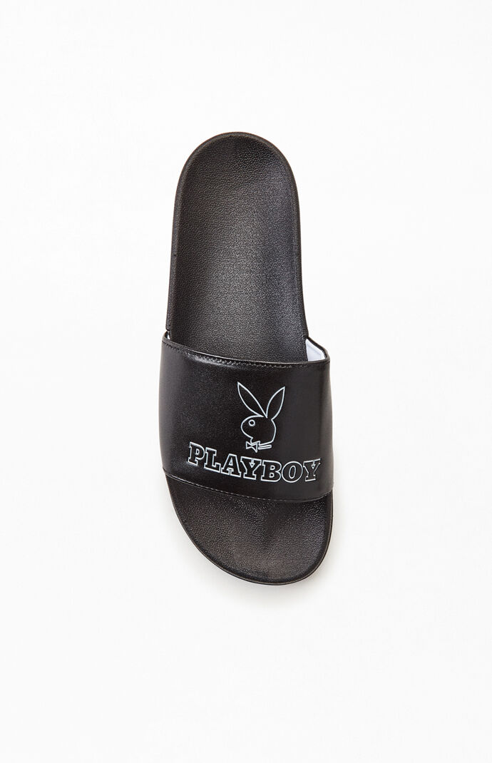 By PacSun Women's Black Bunny Slide Sandals