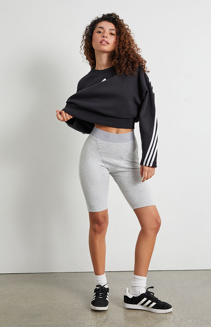 Adidas grey biker shorts store
