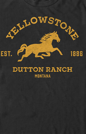 Yellowstone Dutton Ranch Badge T-Shirt image number 2