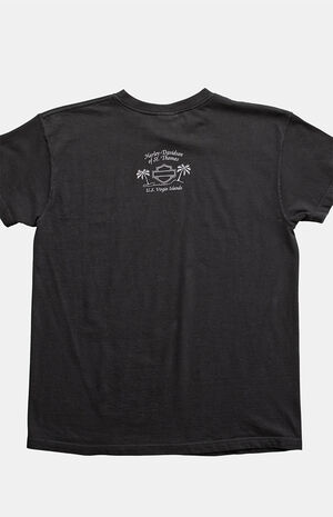 2000s Harley Davidson Black Graphic T-Shirt image number 2