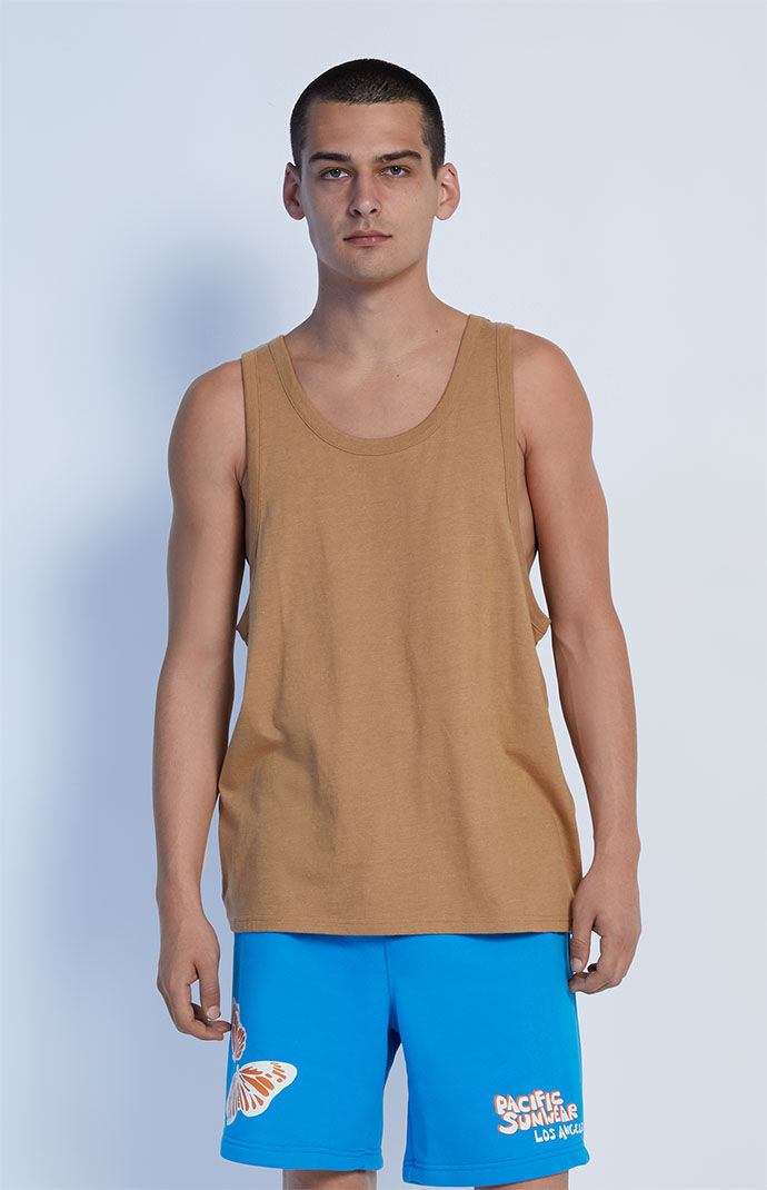 PS Basics Eco Brown Sage Tank Top PacSun