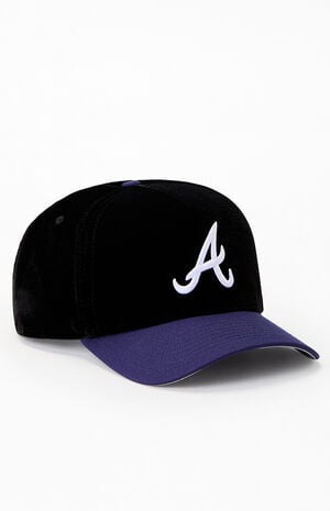 x PS Reserve Atlanta Braves 9FORTY Velvet Snapback Hat image number 1