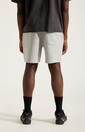 Fleece Grey Sweat Shorts image number 5