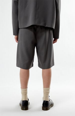 x PacSun Ceremony Pleated Baggy Shorts image number 4