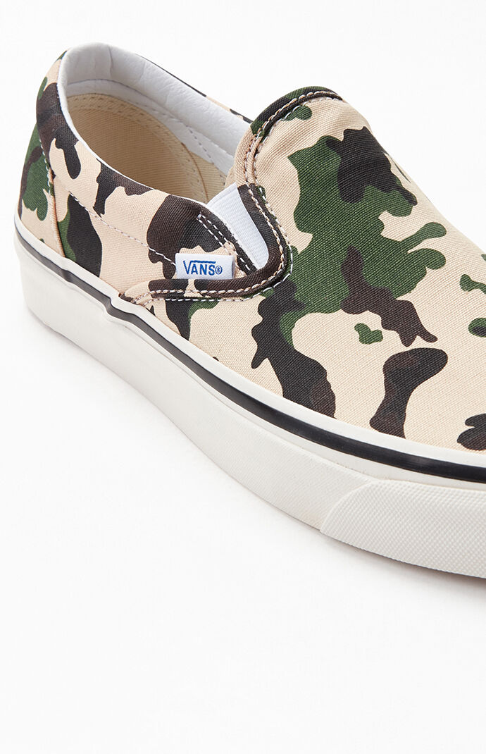 camo slip on vans