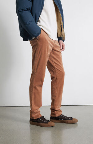 Beige Slim Chino Pants image number 3