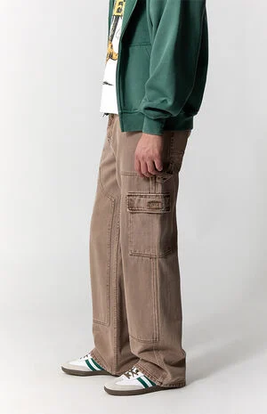 Dylan Baggy Jeans Cargo Carpenter Washed Brown image number 3