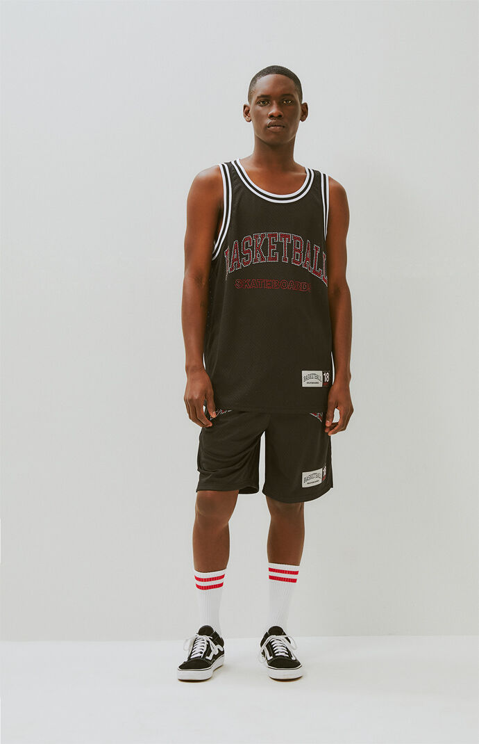 Basketball Skateboards Mesh Basketball Jersey Pacsun