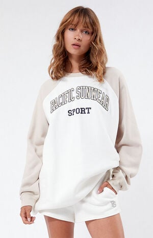 Pacific Sunwear Sport Oversized Crew Neck Sweatshirt image number 1