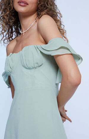 Off-the-Shoulder Bustier Mini Dress image number 3