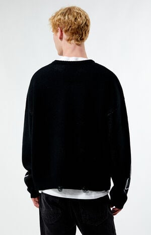 Flame Cropped Sweater image number 4