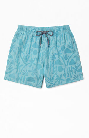 Bacalar Blue 4.5" Swim Trunks image number 4