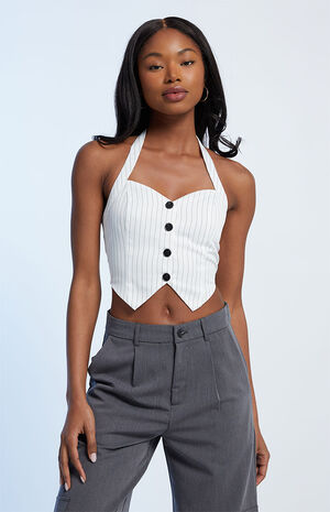 Button Front Menswear Vest image number 1