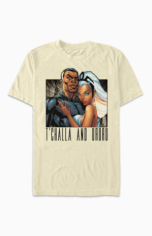 Marvel T'Challa & Ororo T-Shirt image number 1